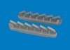 Eduard 672445 P-51D exhaust stacks PRINT for ARMA HOBBY 1/72